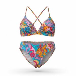 Crisscross adjustable back straps top lg bottom med NWT